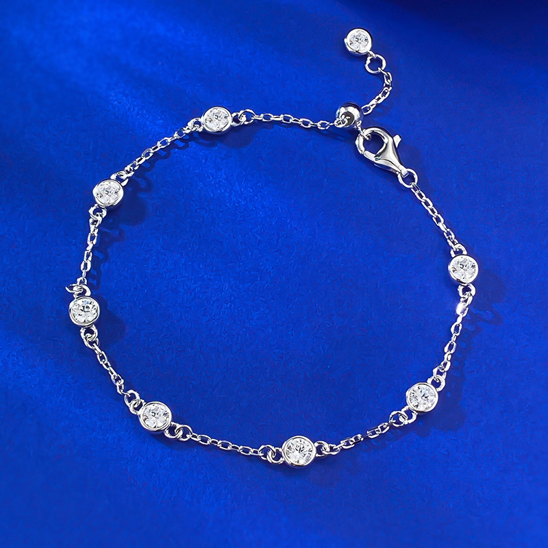 Delicate Bubble Chain Bracelet - Sterling Silver